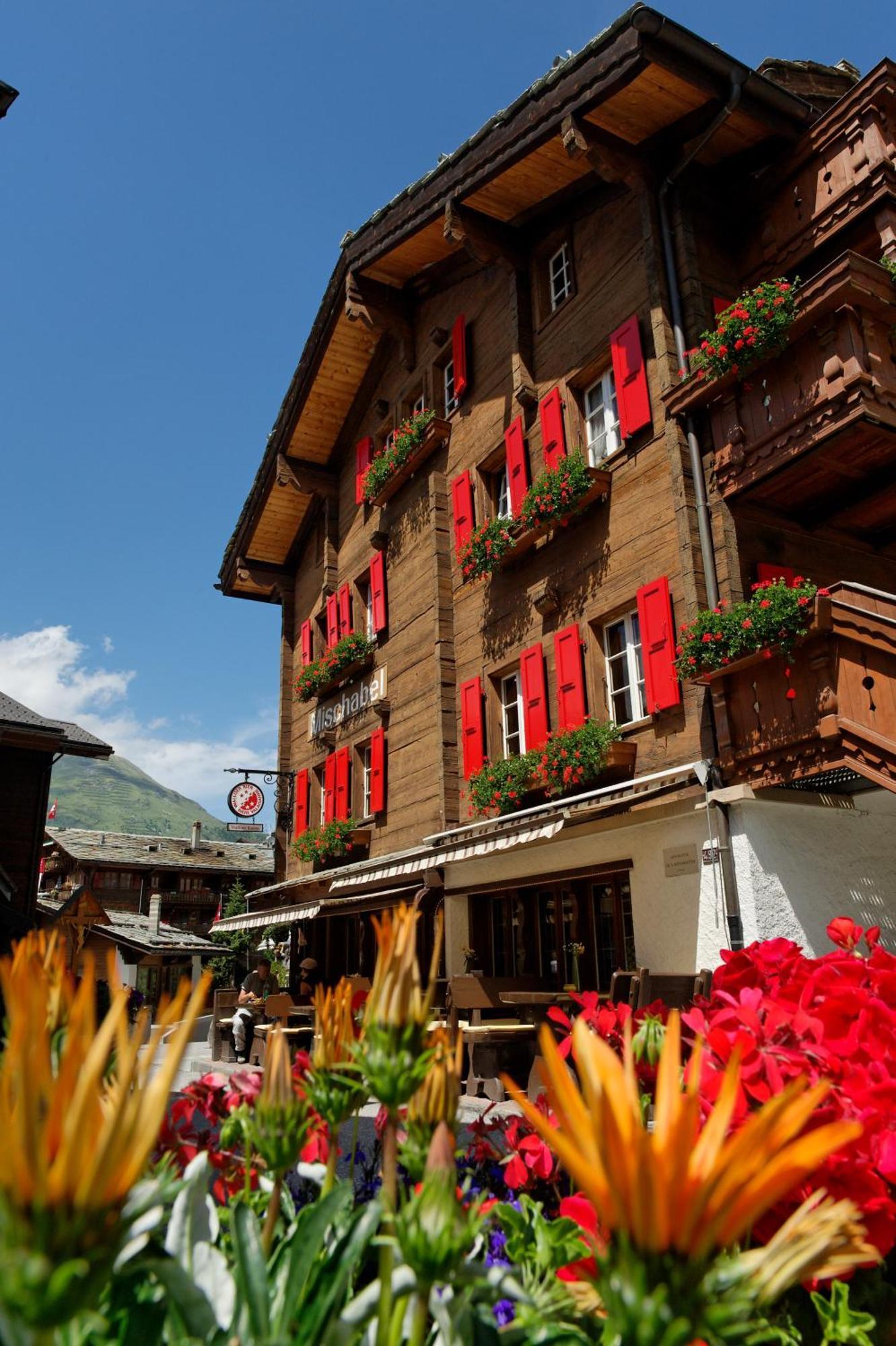 Hotel Walliserkanne Grächen Dış mekan fotoğraf